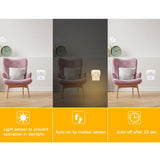 Smart Motion Sensor Night Light 3 Color Temperatures Plug-in Light for Bedroom, Hallway, Stairs, EU Plug, US Plug