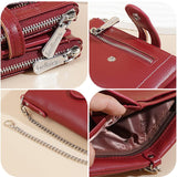 Baellerry D3262 Compact Chain Wallet for Women PU Leather Multi-Purpose Coin Purse & Card Organizer