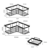 Punch-Free Bathroom Wall-Mounted Shower Gel Storage Rack