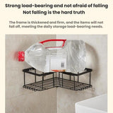 Punch-Free Bathroom Wall-Mounted Shower Gel Storage Rack