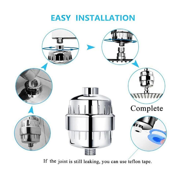 Shower Faucet Purification Shower Filter, 25 Layers Shower Filter