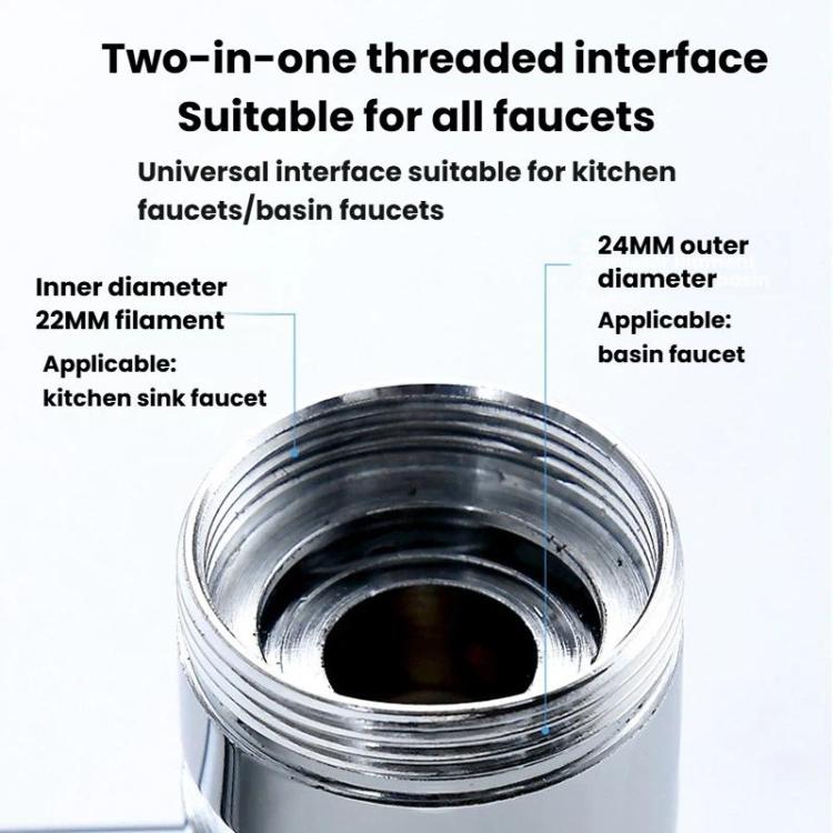Universal Faucet Extender Kitchen Splash-Proof Faucet Rotatable Aerator Nozzle, U-Shaped Dual Mode, U-Shaped Single Mode, U-Shaped Dual Mode With Accessories, U-Shaped Single Mode With Accessories, Full Alloy Dual Mode, Full Alloy Single Mode          ...