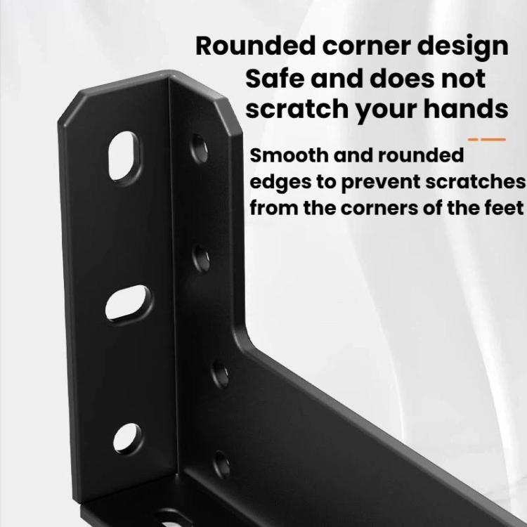 2pcs Floating Stand Support Bracket Desk Support Bracket Wall-Mounted Floating Bracket, Black 222mm, Black 282mm, Black 312mm, Black 352mm, Black 432mm, Stainless Steel 222mm, Stainless Steel 282mm, Stainless Steel 312mm, Stainless Steel 352mm         ...