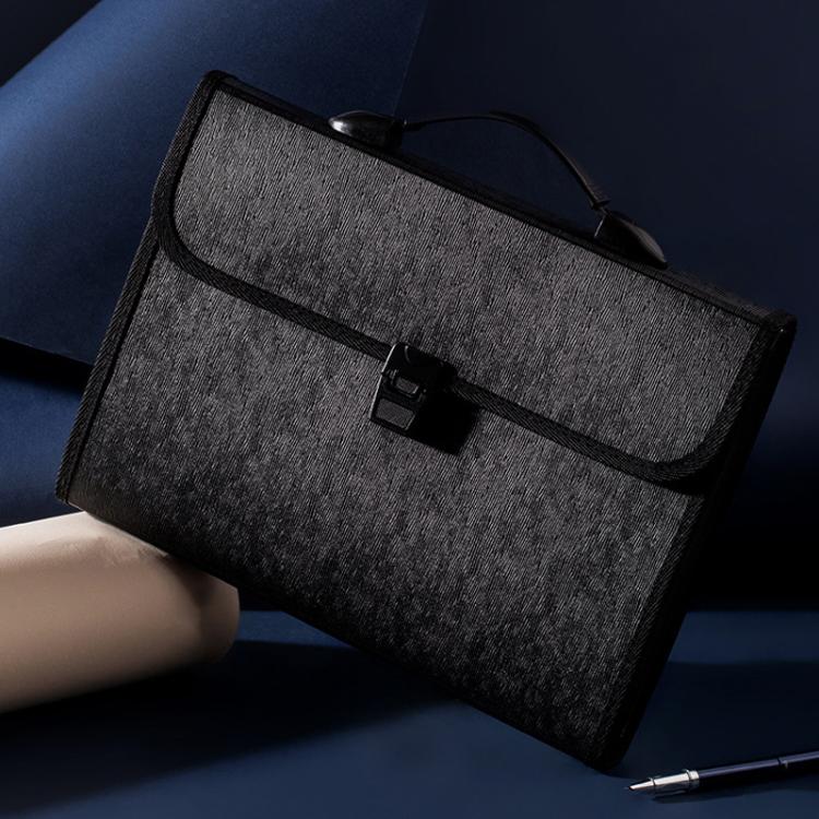 Deli 5232 A4 Accordion Bag Office Handbag 13 Compartment Folder Document Storage Bag