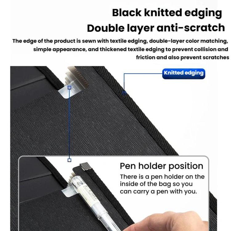 Deli 5232 A4 Accordion Bag Office Handbag 13 Compartment Folder Document Storage Bag