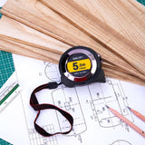 Self-Locking Steel Tape Measure TPR Covered Measuring Ruler, Deli 79550 3m x 16mm, Deli 79551 5m x 19mm, Deli 79552 7.5m x 25mm, Deli 79553 10m x 25mm