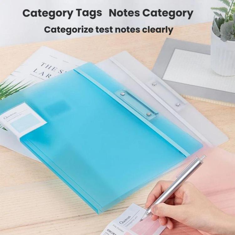 Deli 72551 Test Paper Classification Folder A3 File Folder File Flat Clip