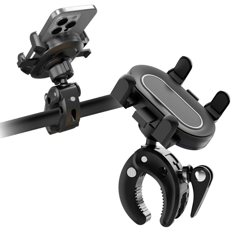 Phone Holder With Secure Clamp For Baby Strollers / Infant Pushchairs, Phone Holder