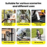 Phone Holder With Secure Clamp For Baby Strollers / Infant Pushchairs, Phone Holder