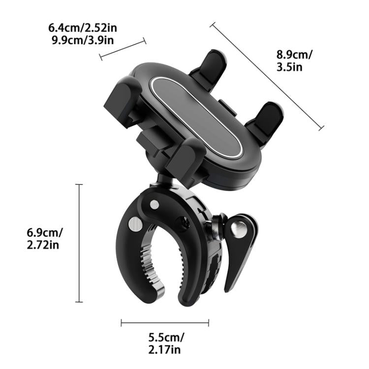 Phone Holder With Secure Clamp For Baby Strollers / Infant Pushchairs, Phone Holder