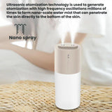 Portable Dual-Spray Humidifier With USB Night Light