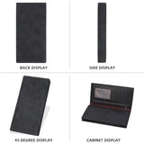 Baellerry C3160 Men Vintage RFID Blocking Leather Wallet Long Zip Around Bifold Card Holder