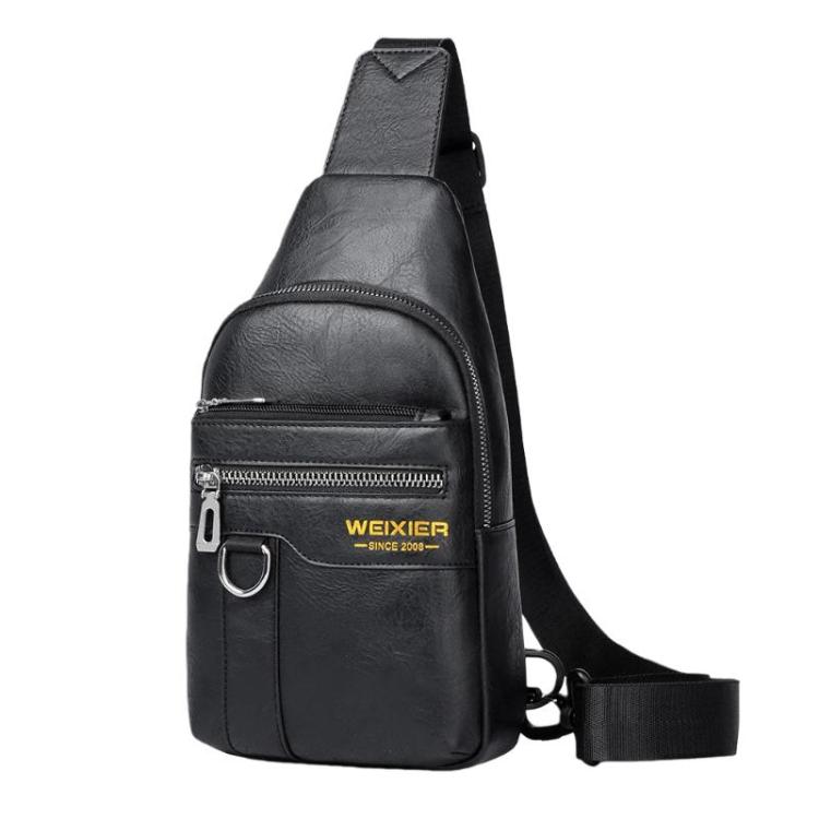 WEIXIER X463 Men Minimalist Chest Bag Lightweight Waterproof Crossbody Bag