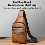 WEIXIER X463 Men Minimalist Chest Bag Lightweight Waterproof Crossbody Bag