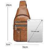 WEIXIER X463 Men Minimalist Chest Bag Lightweight Waterproof Crossbody Bag