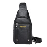 WEIXIER X466 Men Crossbody Chest Bag Casual Water-Resistant Lightweight Backpack