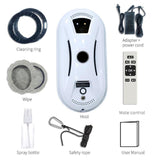 Smart Window Cleaning Robot With Dual Disk Suction Smart Path Planning With Remote Control, EU Plug, US Plug, UK Plug, AU Plug