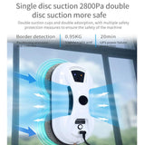 Smart Window Cleaning Robot With Dual Disk Suction Smart Path Planning With Remote Control, EU Plug, US Plug, UK Plug, AU Plug