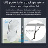 Smart Window Cleaning Robot With Dual Disk Suction Smart Path Planning With Remote Control, EU Plug, US Plug, UK Plug, AU Plug