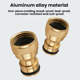 5pcs 4-point Internal Thread Aluminum Alloy Faucet Spout Hose Adapter