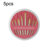 5pcs 30 in 1 Household Hand Sewing Needle Disc Box