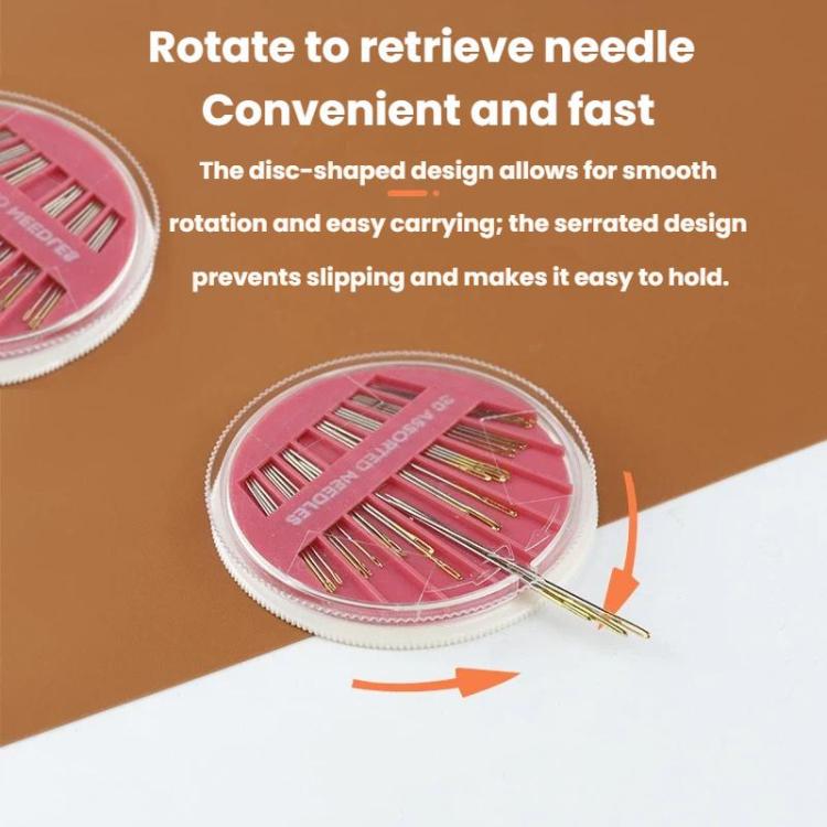 5pcs 30 in 1 Household Hand Sewing Needle Disc Box