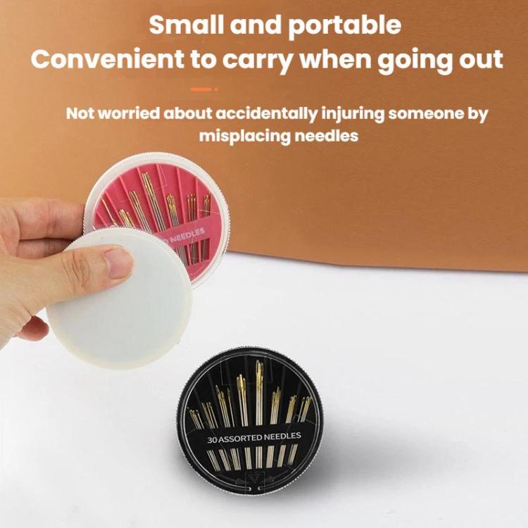 5pcs 30 in 1 Household Hand Sewing Needle Disc Box