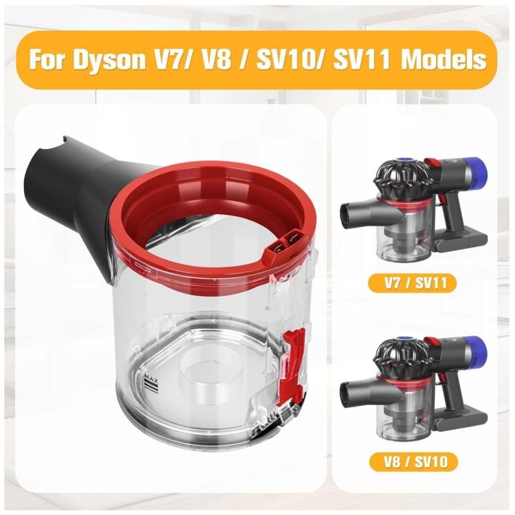 Dust Bin & Pre/Post Filters For Dyson V7 V8 SV10 SV11 Vacuum Cleaners, Dust Bin & Pre/Post Filters