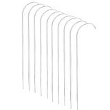 10pcs DIY Open-Shaped Curved Lead Thread Beading Needle, 9CM, 10CM