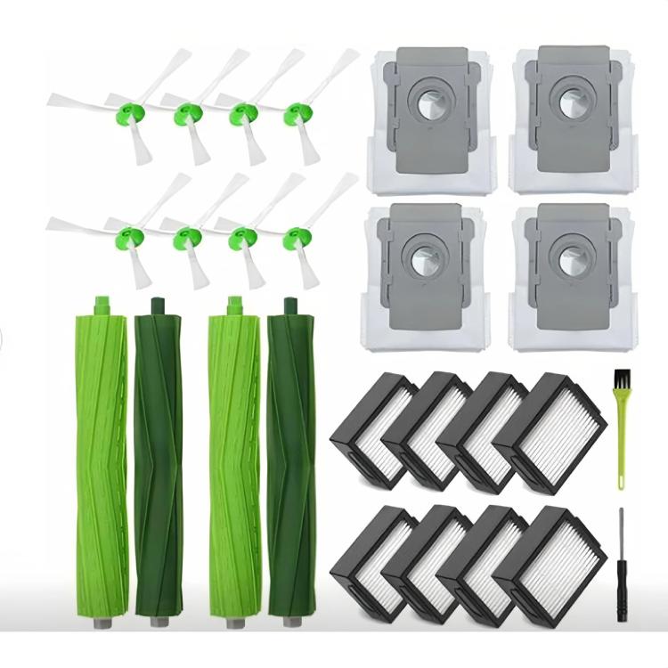 26pcs /Set Replacement Kit For iRobot Roomba i7 / i7+ / E5 / E6 Series Robot Vacuum, 26pcs /Set