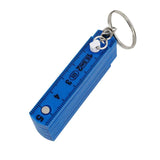 0.5m 10-fold Drawing Measuring Plastic Folding Ruler Portable Keychain