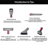 Vacuum Attachment Set for Dyson V7/V8/V10/V11/V12/V15/G5, 6 In 1, 8 In 1 A Set, 8 In 1 B Set