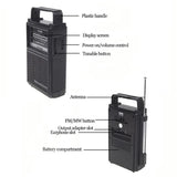 TECSUN R-206 FM / MW Two-band Radio, R-206