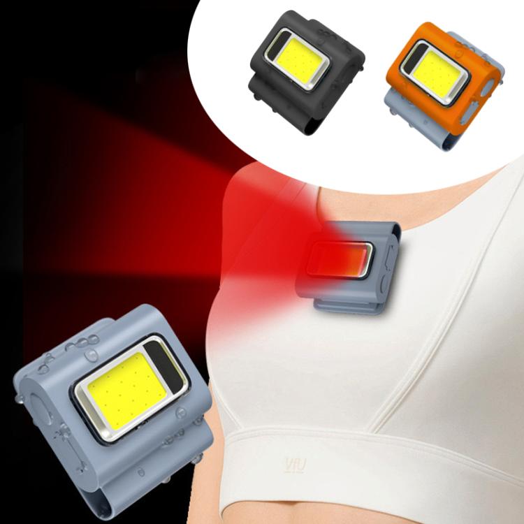 LED Multifunctional Magnetic Silicone Clothes Clip High-Intensity Headlamp