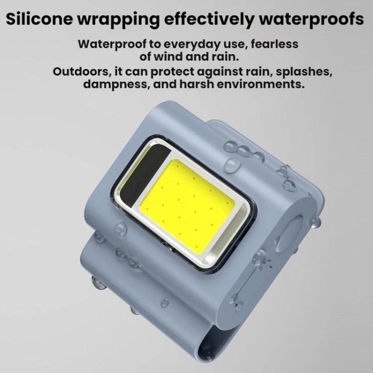 LED Multifunctional Magnetic Silicone Clothes Clip High-Intensity Headlamp