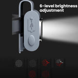 LED Multifunctional Magnetic Silicone Clothes Clip High-Intensity Headlamp