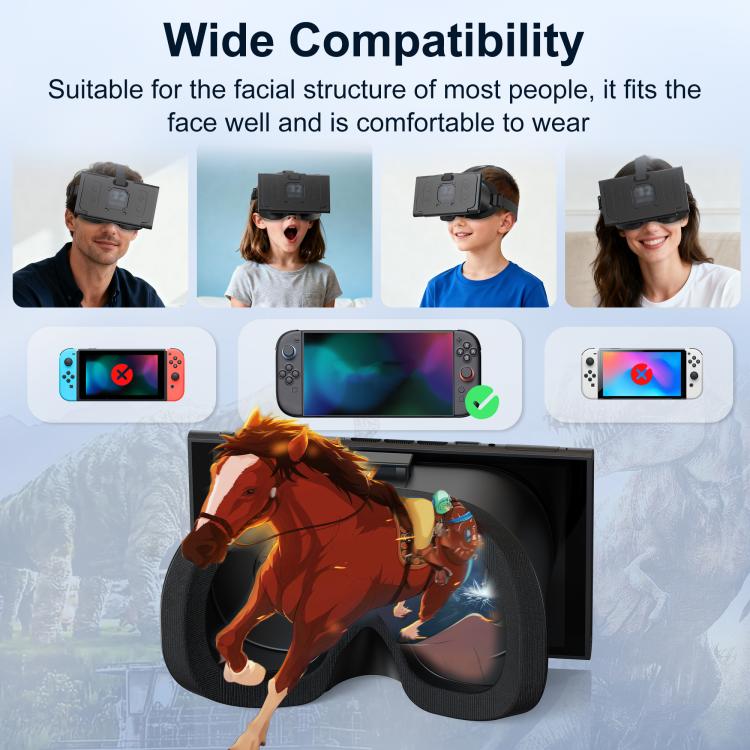 For Nintendo Switch 2 STARTRC GAMES VR Glasses Adjustable Pupil Pitch 3D Accessories