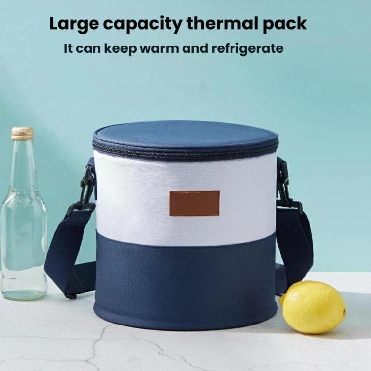 Thickened Bucket Insulated Bag Camping Picnic Insulated Crossbody Ice Bag Bento Lunch Bag