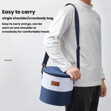 Thickened Bucket Insulated Bag Camping Picnic Insulated Crossbody Ice Bag Bento Lunch Bag