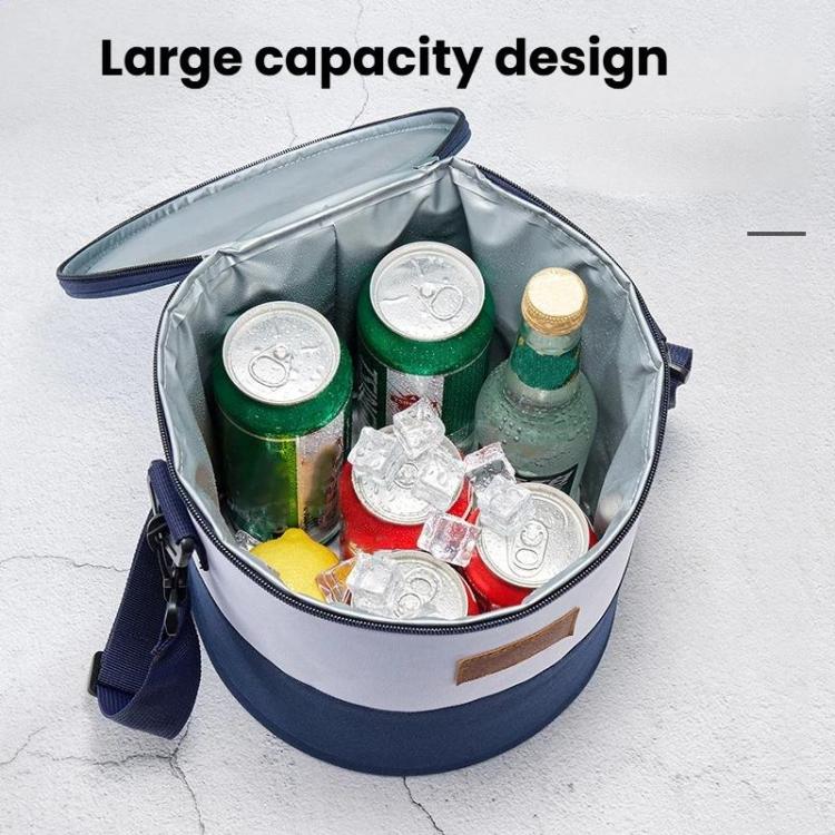Thickened Bucket Insulated Bag Camping Picnic Insulated Crossbody Ice Bag Bento Lunch Bag