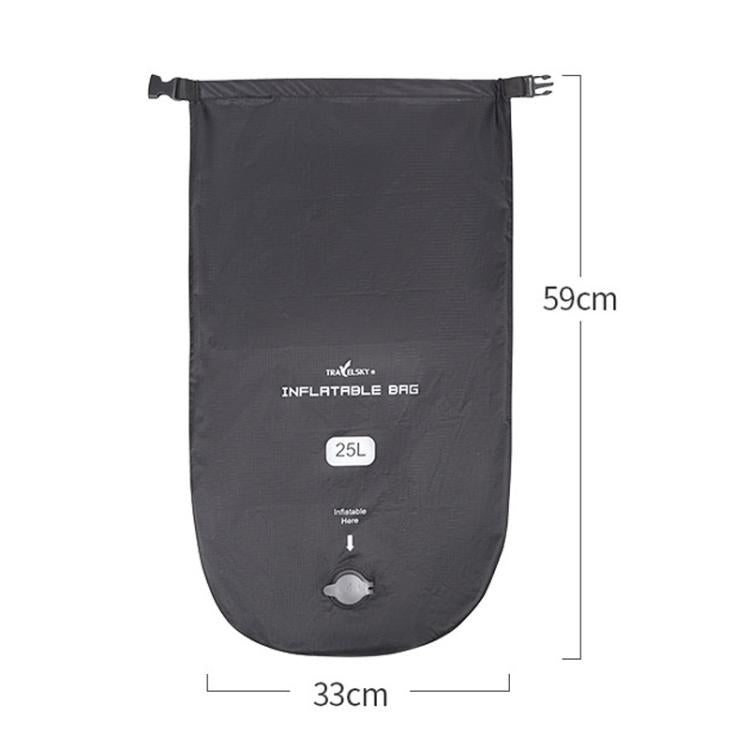 TRAELSKY  Waterproof Environmental Shopping Bag Organizer Inflatable 2 in 1 Inflatable Bag, Large