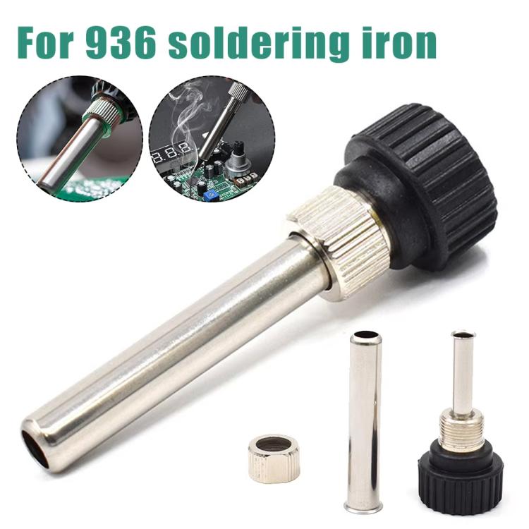 3-in-1 Sleeve Tube for 936 Soldering Iron Handle Replacement Part, With Hole, Without Hole