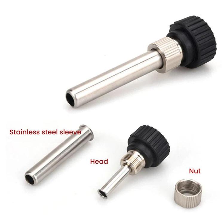 3-in-1 Sleeve Tube for 936 Soldering Iron Handle Replacement Part, With Hole, Without Hole
