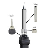 3-in-1 Sleeve Tube for 936 Soldering Iron Handle Replacement Part, With Hole, Without Hole