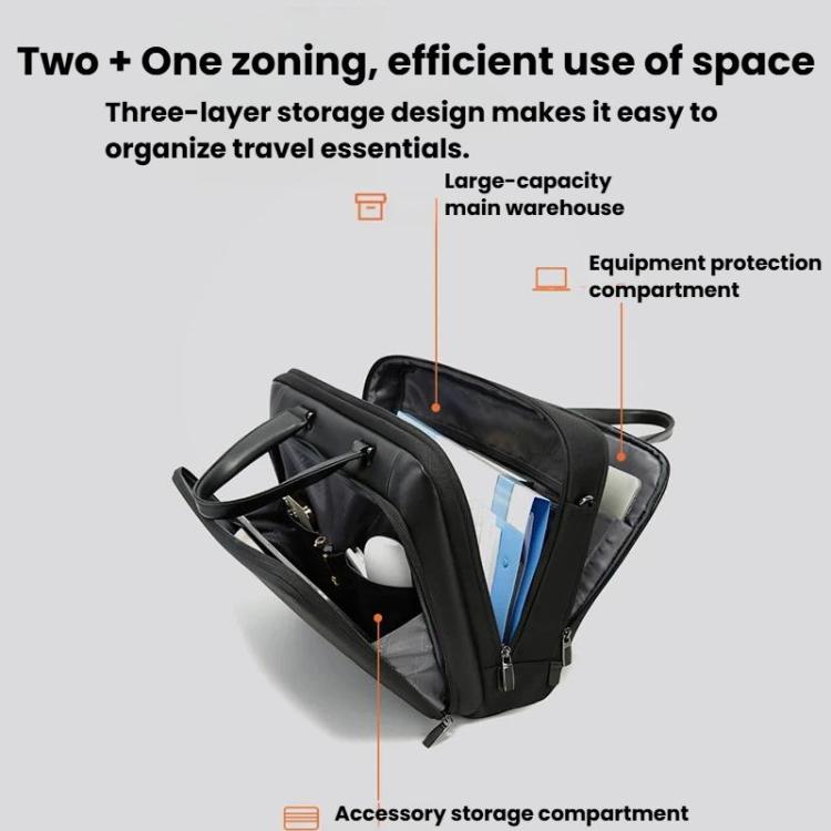 BANGE BG-8029 Large-Capacity Briefcase With Handheld Men Business Laptop Bag, BG-8029