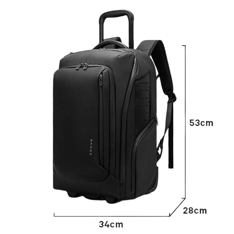 BANGE BG-8079 Multifunctional Large-Capacity Rolling Backpack Men Business Commuting Backpack