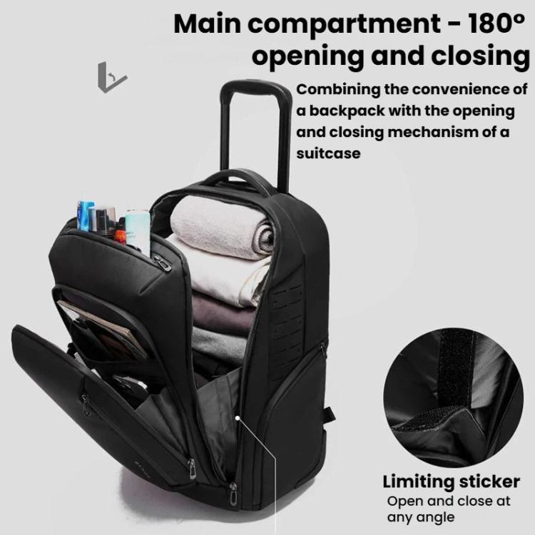 BANGE BG-8079 Multifunctional Large-Capacity Rolling Backpack Men Business Commuting Backpack
