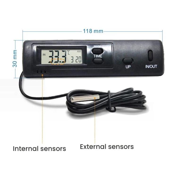 Digital Electronic Internal External Thermometer With Probe