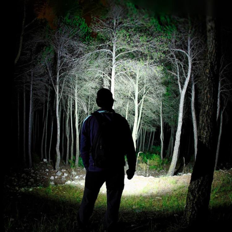 USB Rechargeable Outdoor Side-Hook Ear-Worn Dual-Light Source LED Headlamp, Standard Right Ear, Sensored Right Ear, Standard Left Ear, Sensored Left Ear