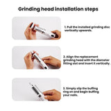 Waterproof Electric Pedicure With Multi-Speed Adjustable Foot File